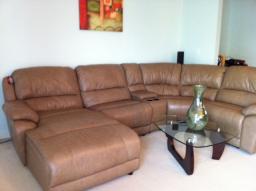 Leather Sofas with Coffee Table Almost New!!