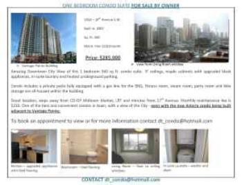 one bed apartment with amazing downtown city view