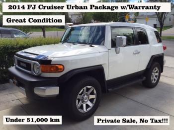 2014 Toyota 4x4 FJ Cruiser Urban Package